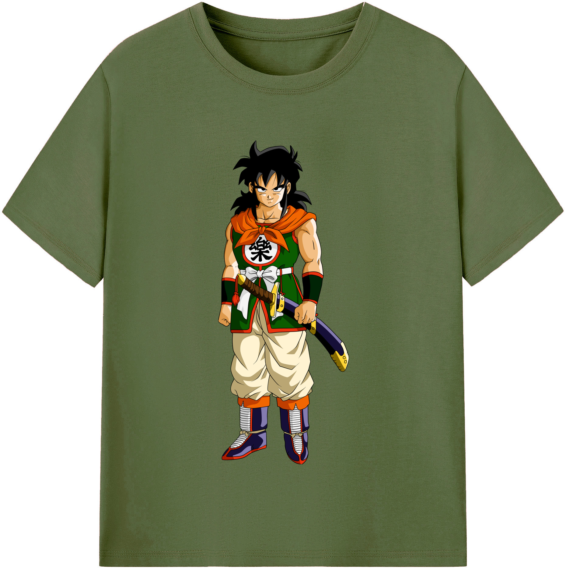 （画像用） ドラゴンボール ヤムチャ DRAGON BALL Yamcha 綿100％半袖Tシャツ（フロントプリント）